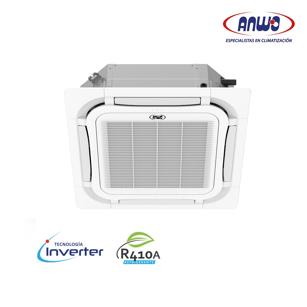 Anwo Cassette 8 vías 24.000 BTU Inverter R410A