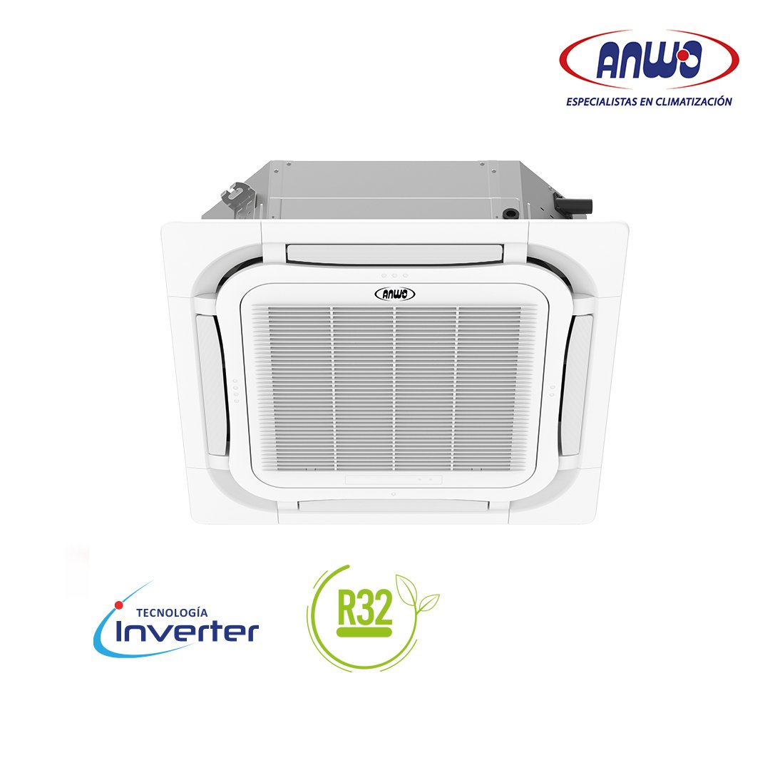 Anwo Cassette 8 vías 24.000 BTU Inverter R32